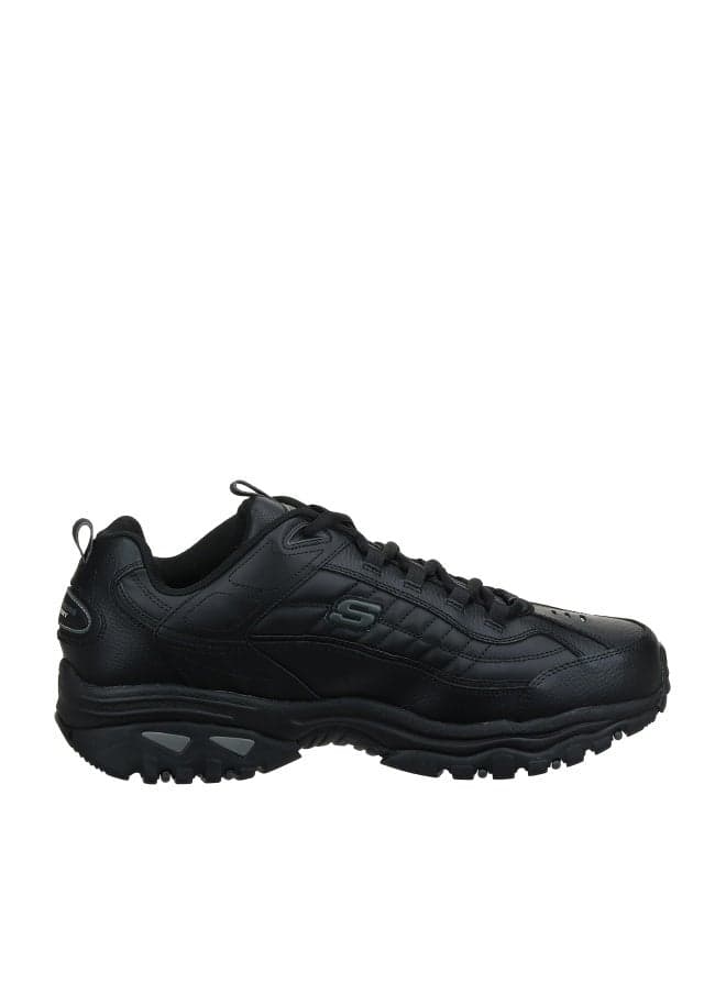 Skechers Men's Energy Afterburn Lace-Up Sneaker, Black, 11