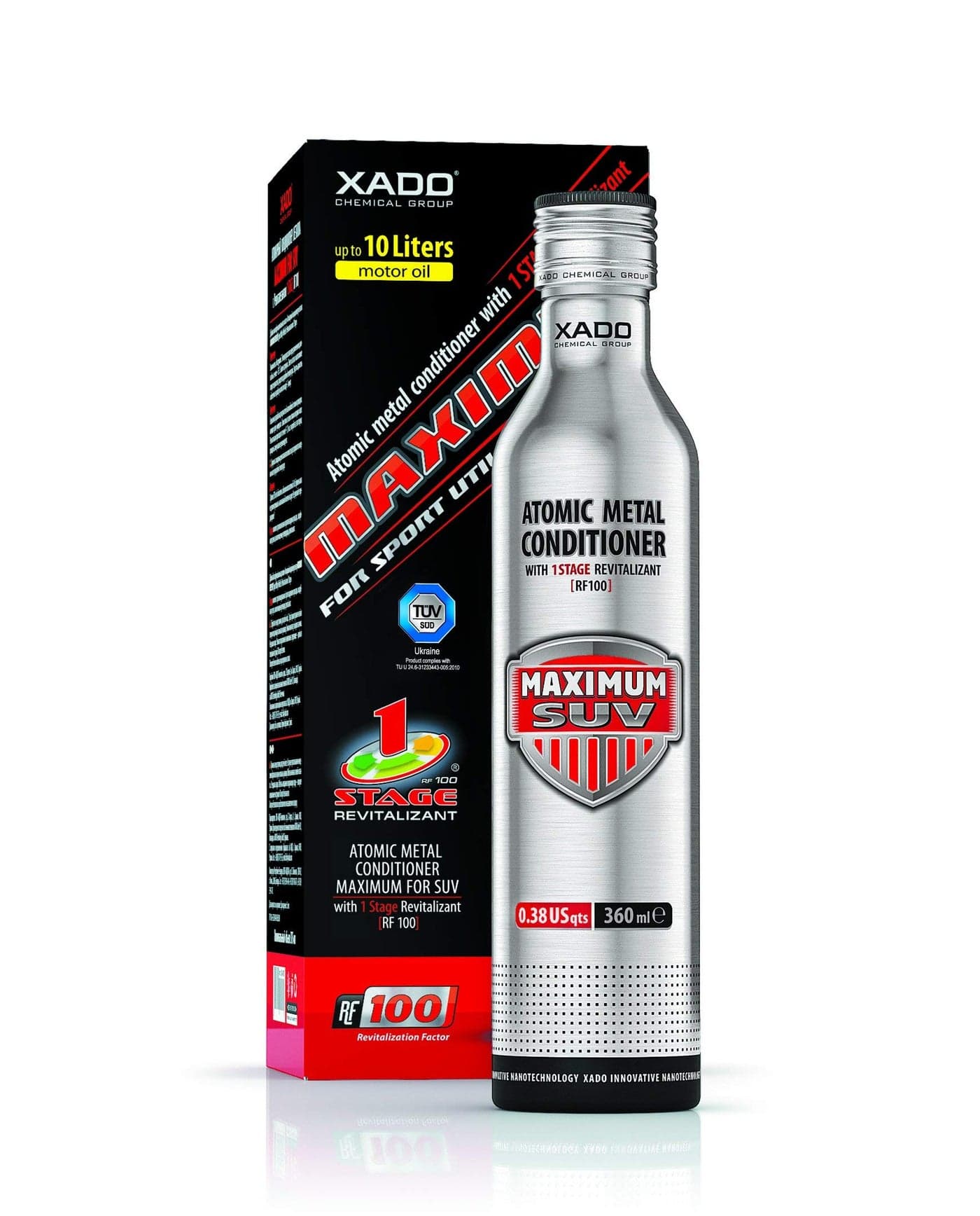 XADO Engine Oil additive Protection for Engines additive for wear Protection rebuilding of Worn Metal Surfaces Metal Conditioner w Revitalizant 1Stage Maximum SUV up to 10qt of Oil Capacity
