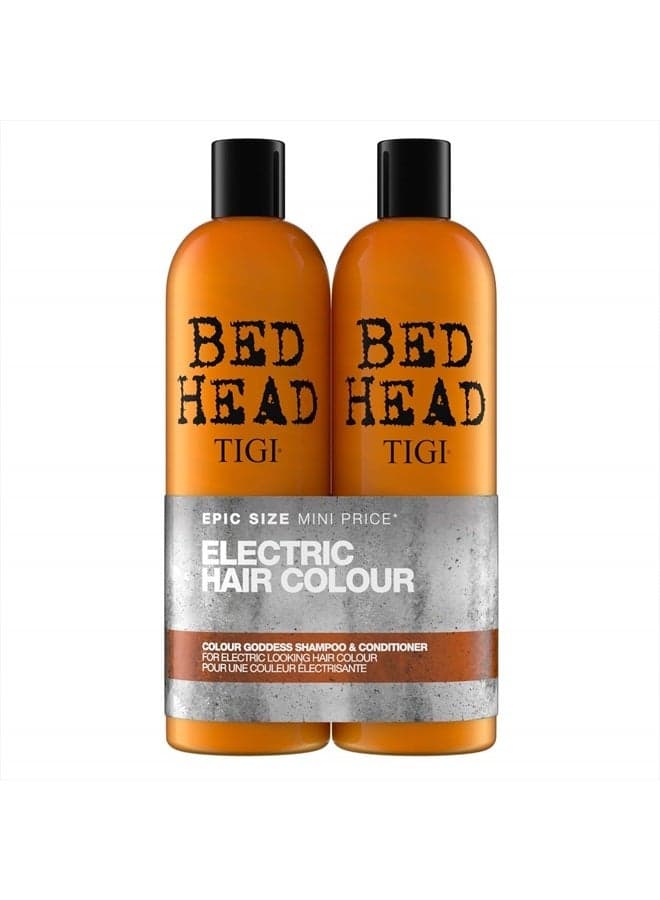 Bed Head By TIGI Colour Goddess Shampoo And Conditioner For Coloured Hair 25.35 Fl Oz 2 Count