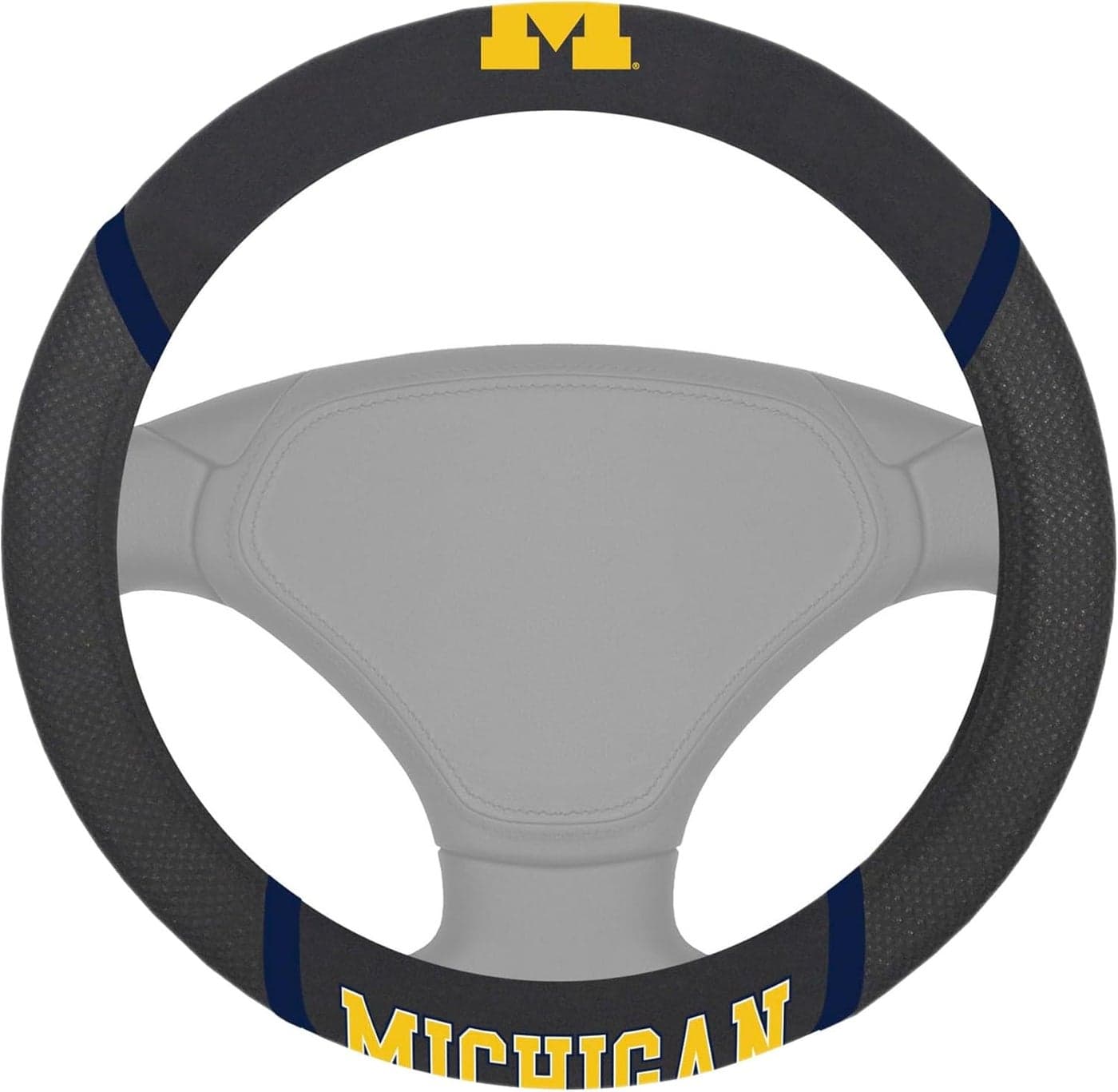 FANMATS NCAA Michigan Wolverines Steering Wheel Cover