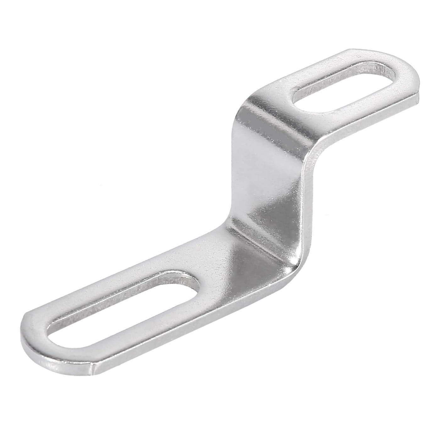 Motoforti 20mm 30mm 08 118 Motorcycle Exhaust Pipe Bracket Z Shape Muffler Mounting Clamp Stainless Steel Silver Tone