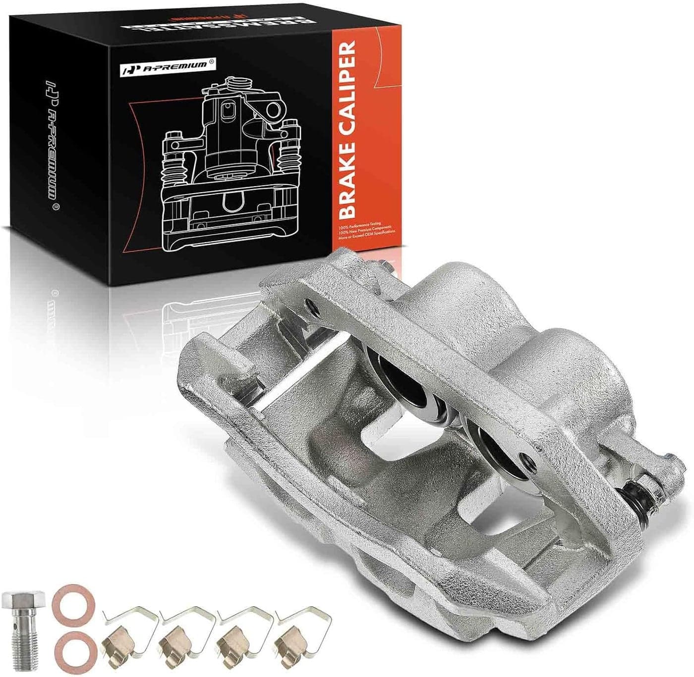 A-Premium Disc Brake Caliper Assembly with Bracket for Dodge Aspen, Dakota, Durango, and Ram 1500 (2007-2017)