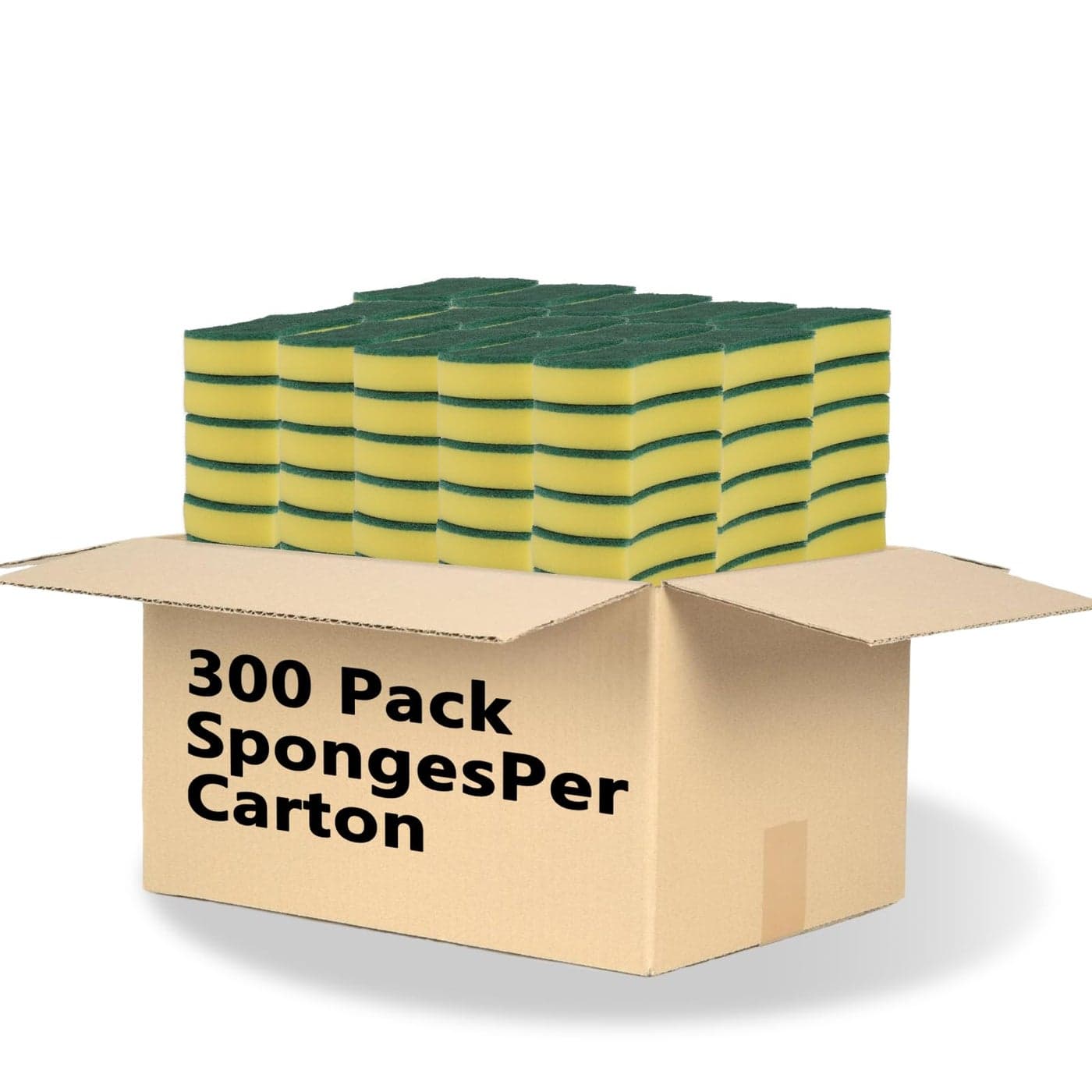 300 Pack Kitchen Cleaning Sponges Eco NonScratch for DishScrub Sponges
