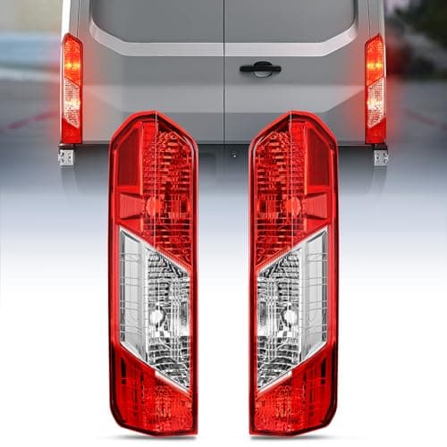 Nilight Taillight Assembly Compatible with 2015 2016 2017 2018 2019 2020 2021 2022 2023 Ford Transit 150 250 350 350HD Rear Lamp Replacement OE Style Driver Side and Passenger Side