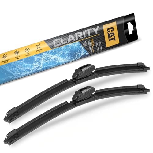 CAT C20 Wiper Blades 2Pack Front or Rear Wiper Blades for Cars SUVs Trucks Direct OEM Replacement Heavy Duty StreakFree All Seasons Silent Crystal Clear Easy Installation 22 21