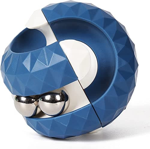 ONCOFAN Unique Orbit Ball Fidget Toy Novelty Beads Track Infinity Cube Stress Relief Balls Creative Sensory Toys for Autistic ADHD Kids Adults