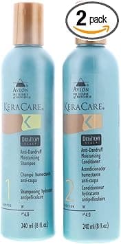 Keracare DryItchy Scalp Moisturizing Shampoo Conditioner 8ozCombo Set
