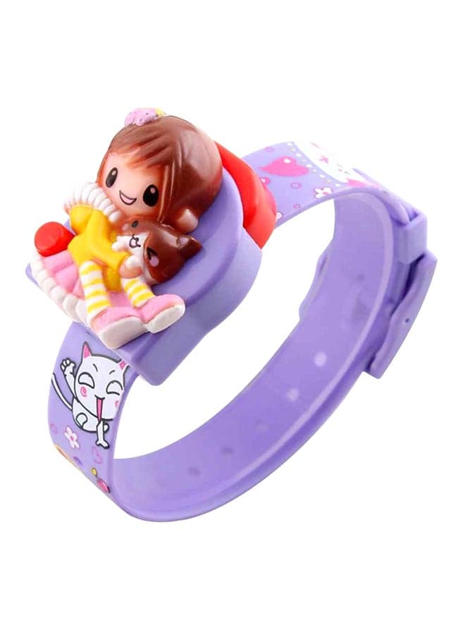 Girls Separable Digital Watch 33 Millimeter Purple and Pink