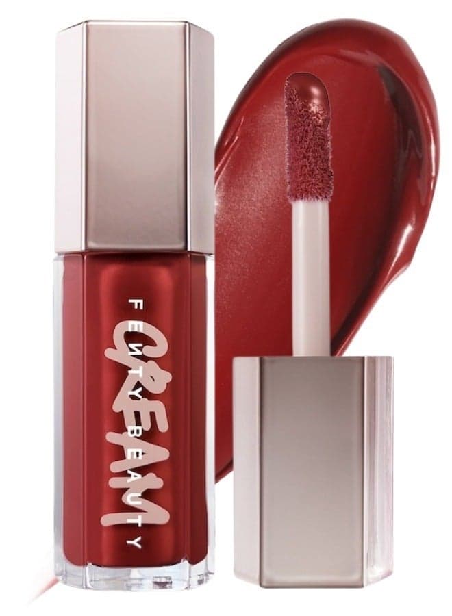 Fenty Beauty Gloss Bomb Cream - Fruit Snackz Berry Red Lip Cream | Hydrating High-Shine Lip Gloss - 9ml