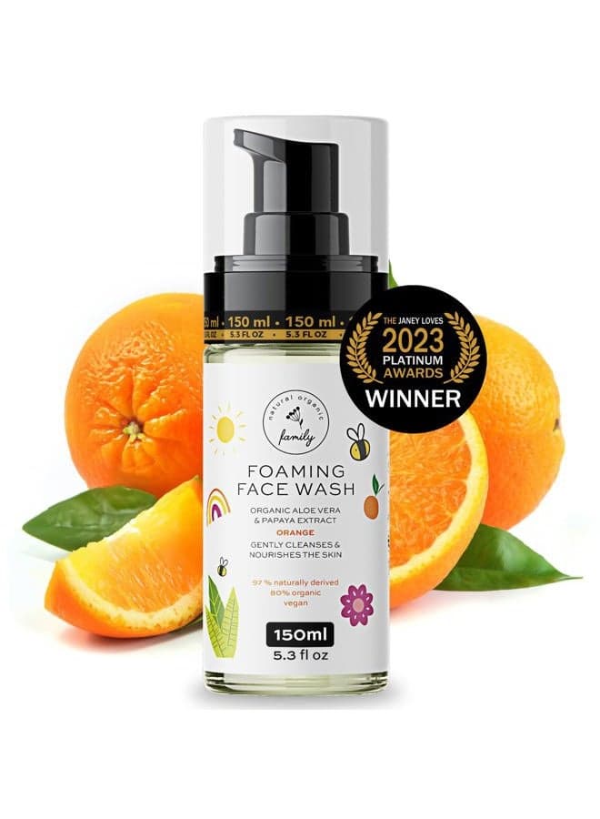 Kids Foaming Face Wash - Clean and Gentle Face Wash for Kids and Preteens - Made in the UK