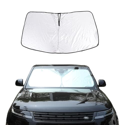 Heutamo Car Windshield Sun Shade Compatible with Land Rover Range Rover Sport 2023 2024, Reflective Sunshade Protector, Automotive Interior Sun Protection Accessory