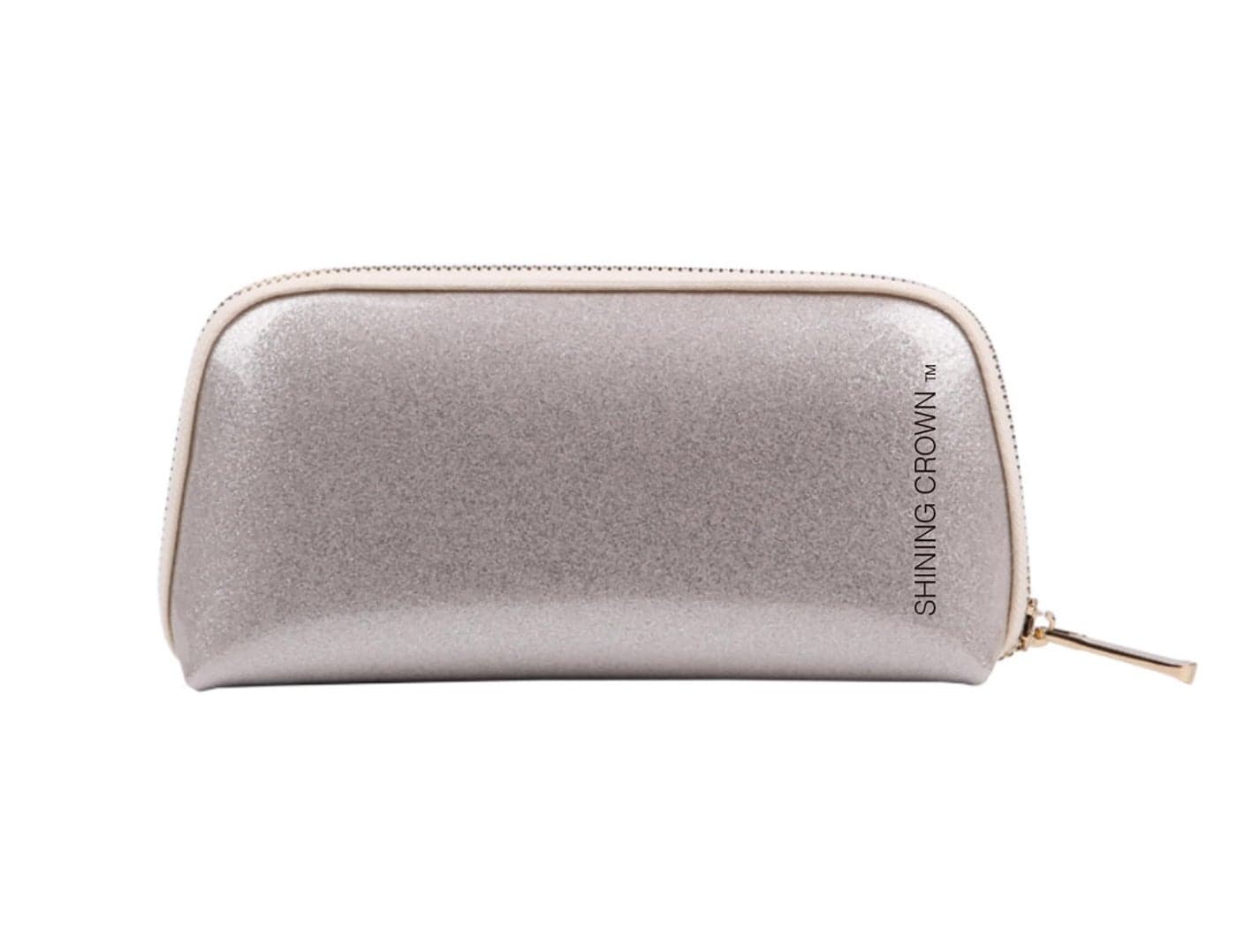 Shining Crown By EMILYSTORES Muliti-Functional Portable Travel Makeup Tote Bag Cosmetic Pouch For Storage Toiletry Travel Accessories, Silver Color