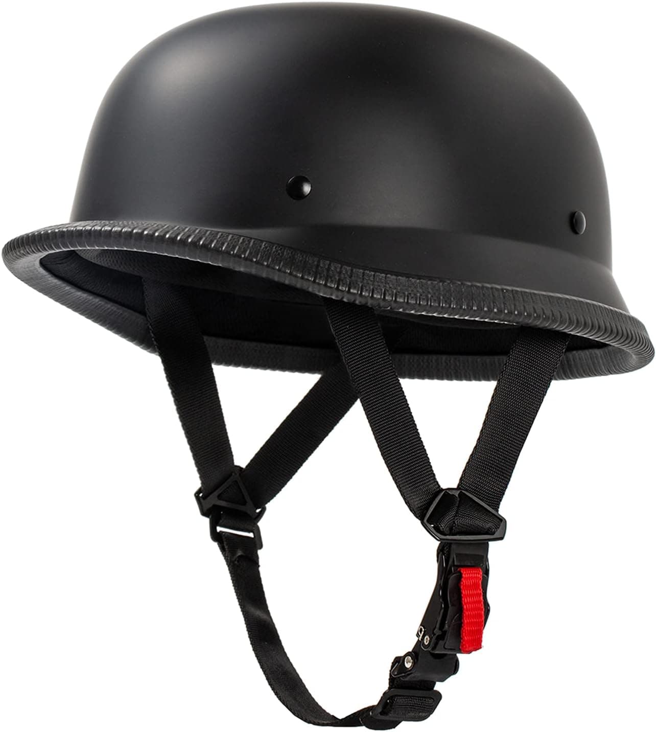 German Style Motorcycle Helmet - DOT Approved Half Shell Helmet for Men and Women