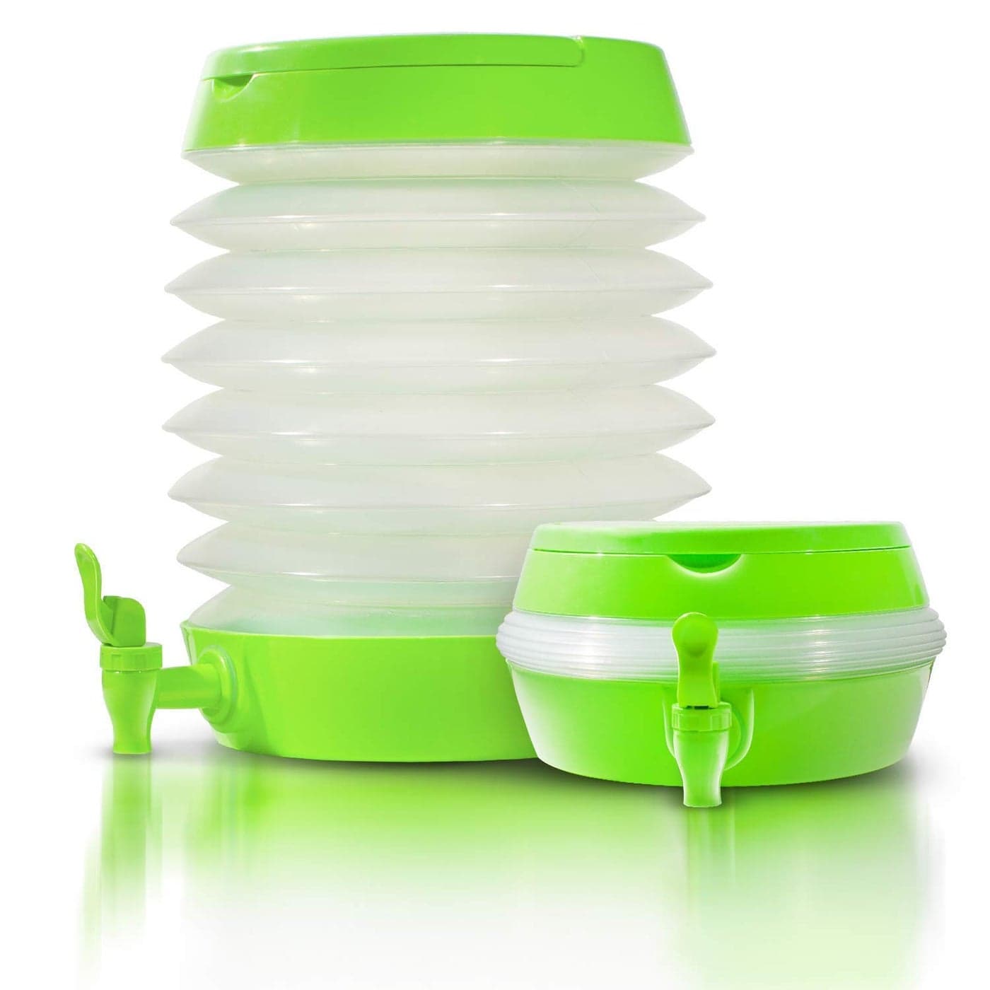Dhruheer 55 L Folding Water Jug Dispenser Collapsible Beverage Tub Dispenser Portable Water Storage Bucket for Outdoor Traveling Camping Party Assorted