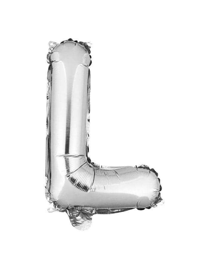 Giant Silver Letter L Balloon Foil Helium Big Single Mylar Balloon Birthday Party Decoration Supply Baby Shower Event