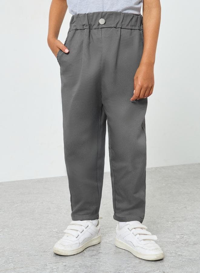 Boys Cotton Pants With Side Pocket