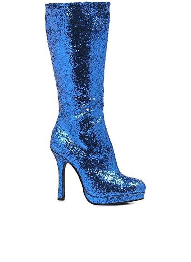 Ellie Shoes Women's 421-Zara Boot, Blue, 8 M US