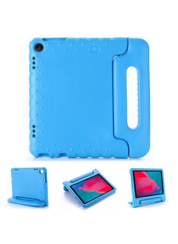 For Lenovo Tab M10 (Gen 3) TB-328FU/TB-328XU Handle Kickstand Protective Case EVA Tablet Cover - Blue