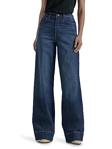 Lee Womens Legendary High Rise Trouser Jeans, Inner Strength, 16 US