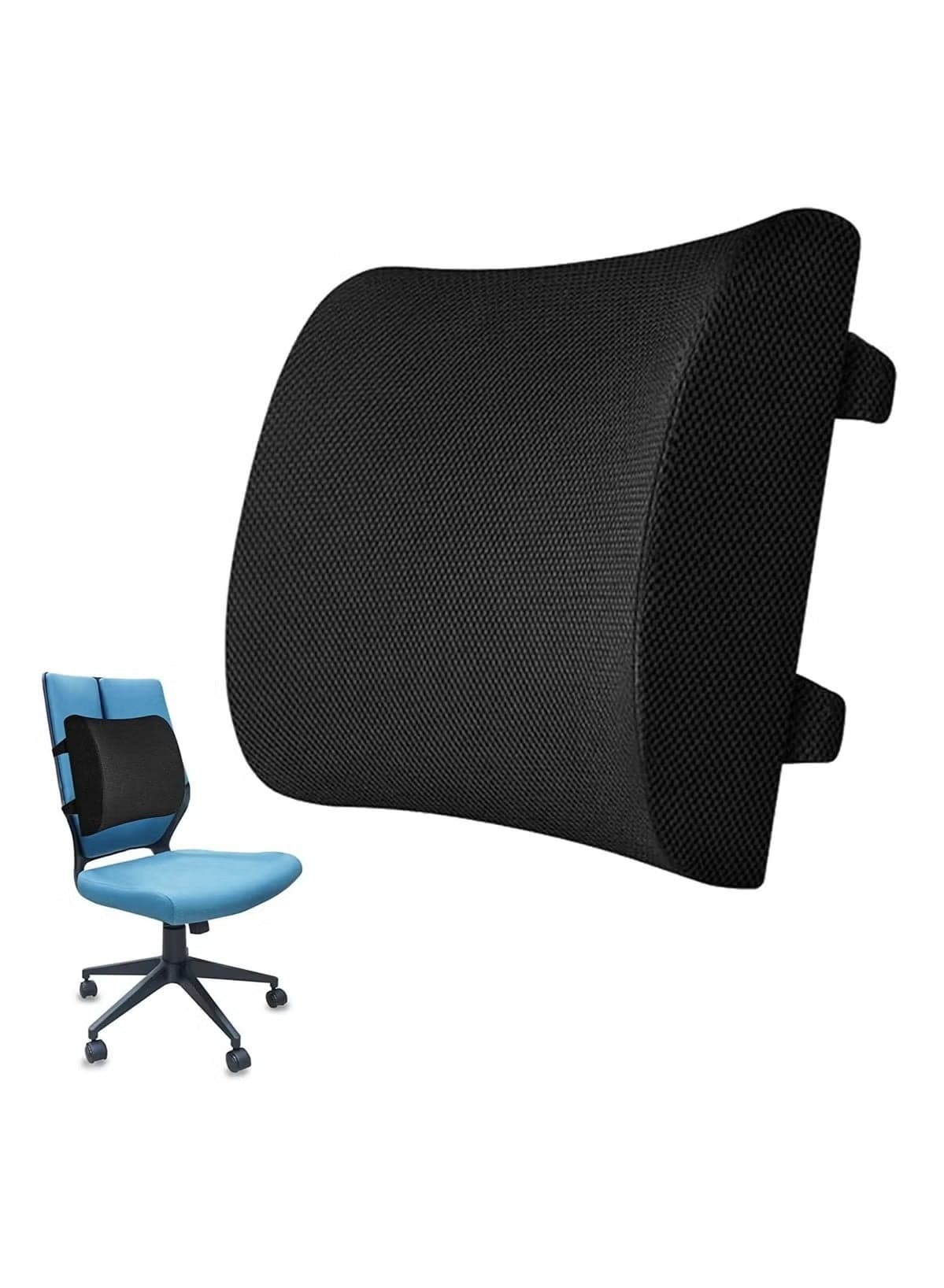 Car Memory Foam Cotton Lumbar Support Back Cushion