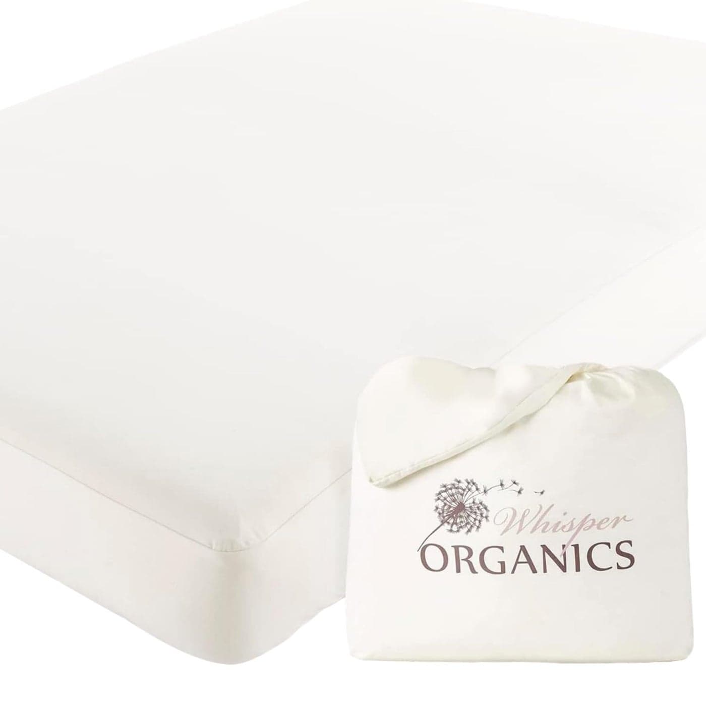 Organic Waterproof Mattress Protector Queen Size 100 Waterproof Mattress Pad with Extra Soft Quiet Breathable Triple Layer Protection GOTS Certified Machine Washable Deep Pocket Design Queen