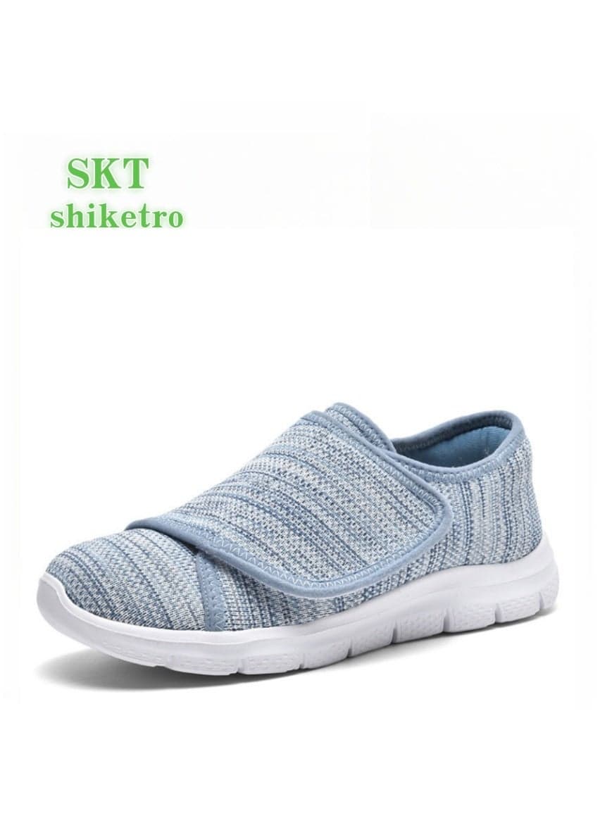 SKT Shiketro Women's Diabetic Shoes with Adjustable Closure,Non-Slip Wide Width Lightweight Shoes for Edema Plantar Fasciitis Bunions Arthritis Swollen Feet