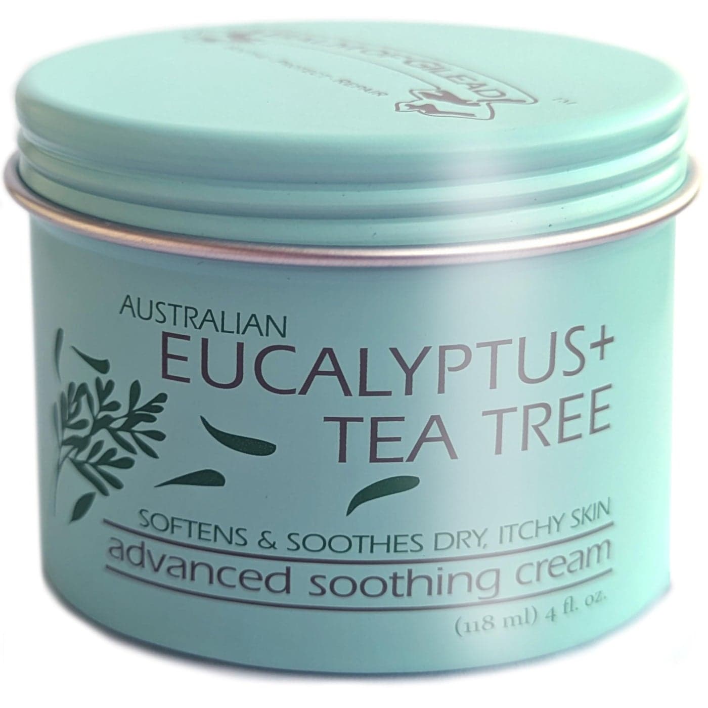 BALM OF GILEAD Foot Cream with Tea Tree and Eucalyptus Intensive Moisturizing Cream for Dry Cracked Heels and Feet Refreshing Body and Skin Care Balm