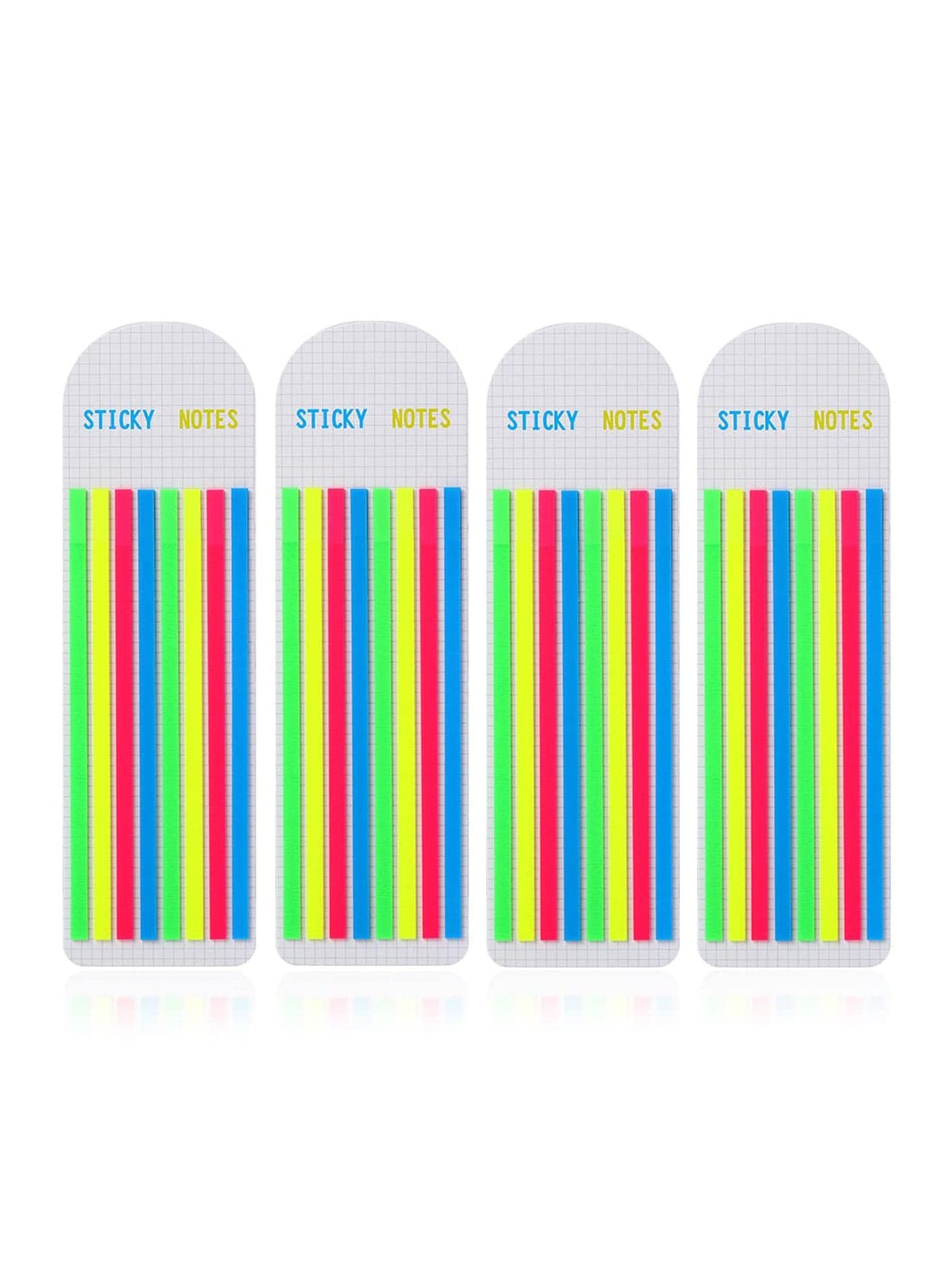 Colorful Highlighter Tape, 640pcs Sticky Markers for Book Annotation, Neon Index Tabs for Office and Study