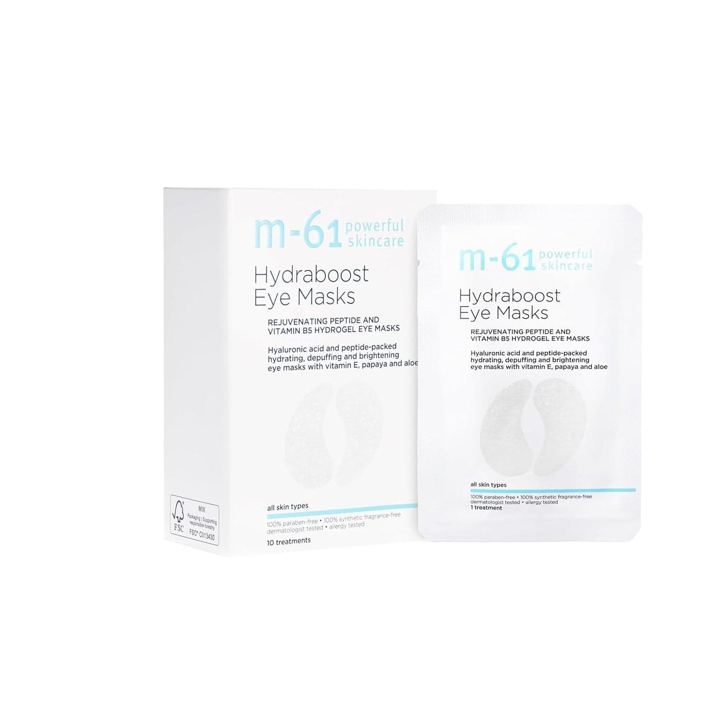 M 61 Hydraboost Eye Mask 24hour hydration that instantly refreshes while targeting fines lines and puffiness 10 Treatments