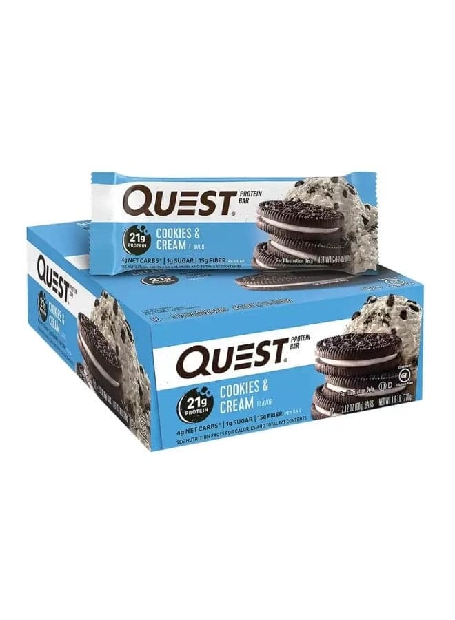 Cookies and Cream Protein Bar- 60gms