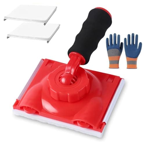 Serplex® Paint Edge Trimmer Plus with Two Replace Pads & Work Gloves, Corner Walls & Ceilings Pad Painter, Edge Painting Tool Corner Trimmer, Paint Applicator for Wall Painting, Wall & Ceiling Trim