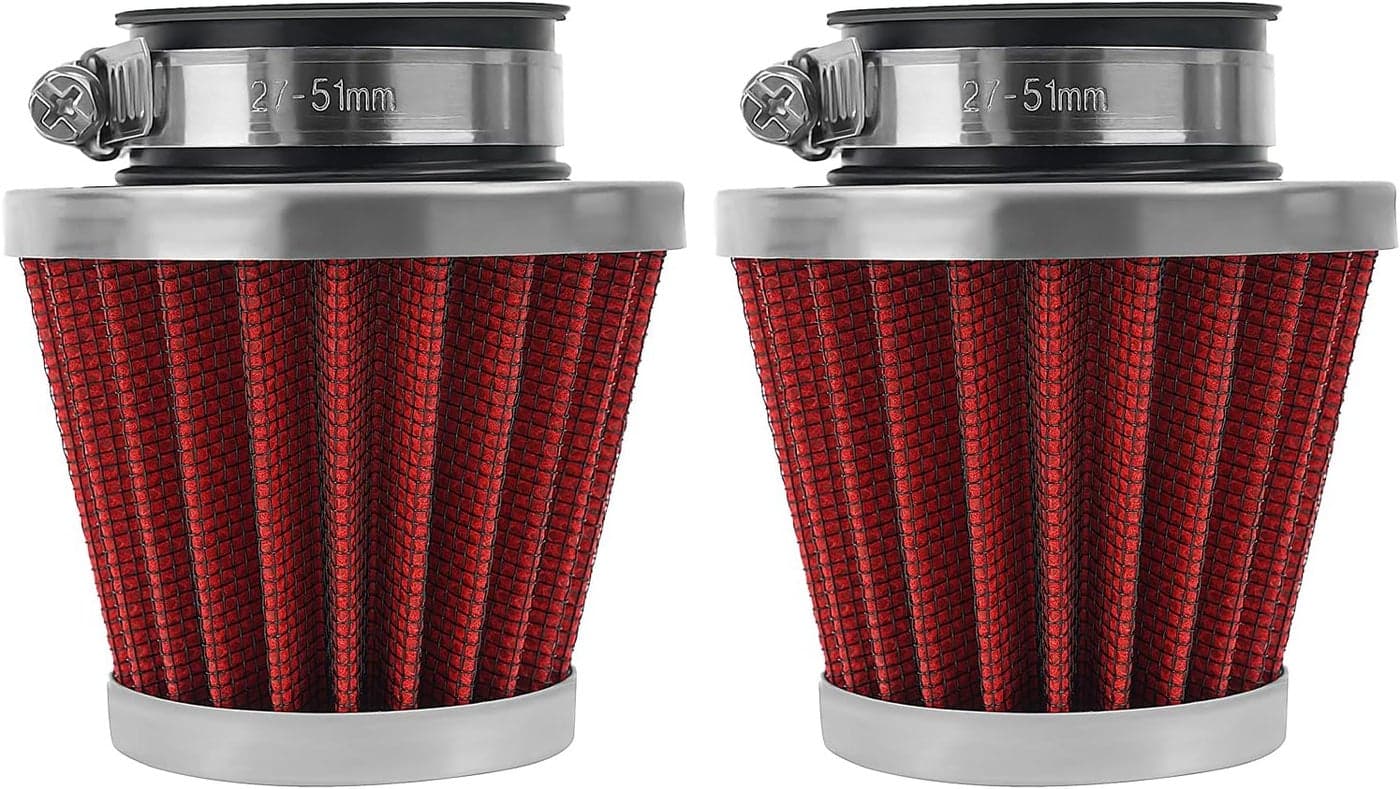 LCGLY 2PCS Universal Air Filter for GY6 Motorcycles
