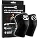 Rehband 5mm Knee Sleeves for Functional Training CrossTraining Powerlifting Weightlifting Knee Support made of Neoprene Unisex ColourSilverBlack 1 Pair SizeMedium