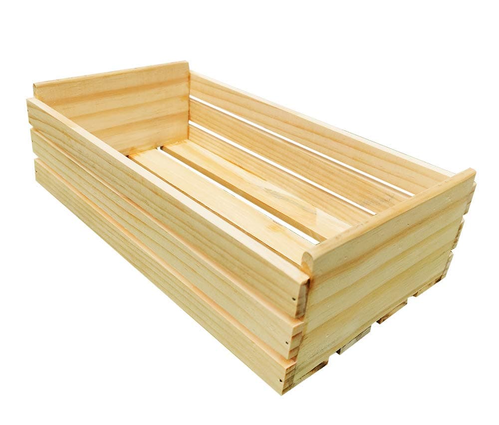 Woodcraft Original Rectangle Pinewood Tray Basket Ideal For Gift Packing Home Decor Storage Size 6 5 X 12 Inch, Rectangular