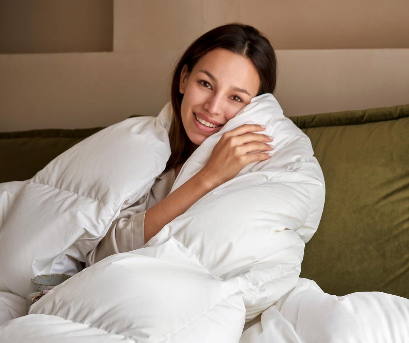 baisihan OverCloud Goose Down Comforter King Size All Seasons Down Duvet Insert Hotel Collection Comforter Ultra Soft 700 Fill Power Down Proof Duvet Insert with Corner Tabs 90x106