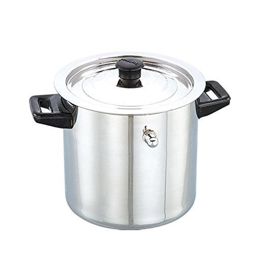 Expresso Stainless Steel Long Model Milk Boiler Induction Friendly Pot, 3 Litre, Silver