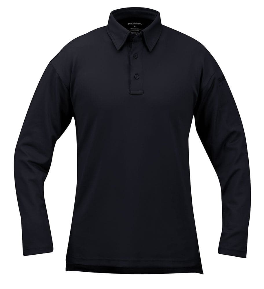 Propper I.C.E Men's Long Sleeve Performance Polo Shirt, LAPD Navy, Medium