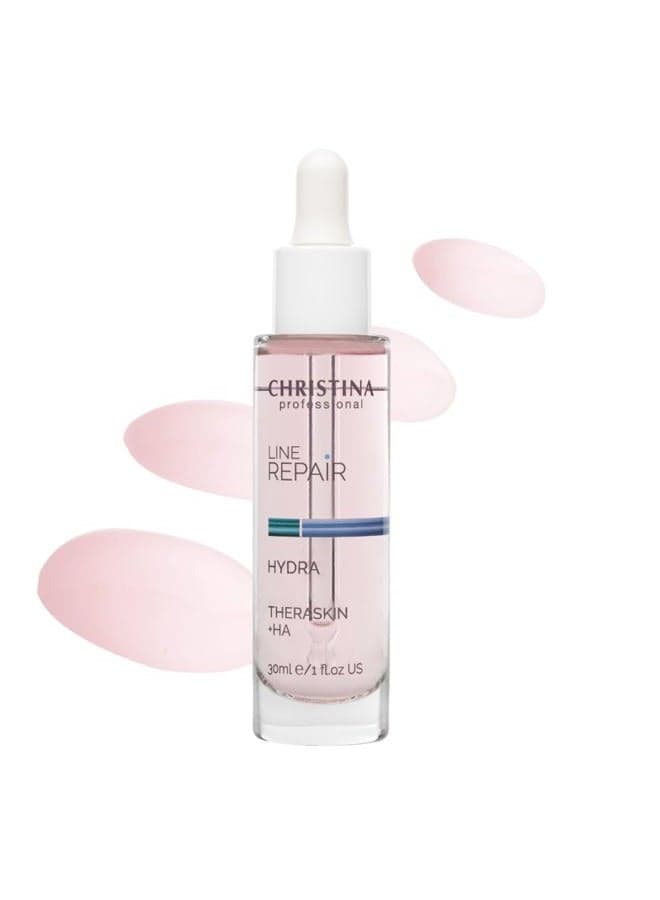 Christina Line Repair Theraskin+HA Moisturizing Serum for Face with Hyaluronic Acid | Skin Renewal Face Serum for Youthful Glow | Nourish and Smooth Wrinkles | For Dry, Normal, Oily Skin 30ml/ 1 fl.oz