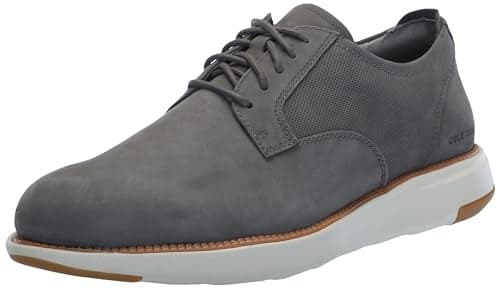 Cole Haan Men's Grand Atlantic Oxford, Tornado Nubuck/Ivory, 9.5-W US