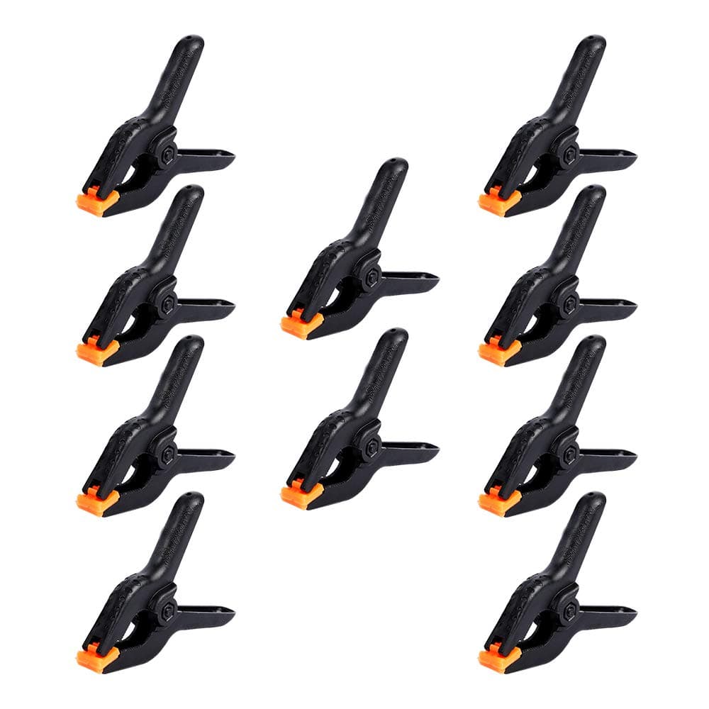 10 PCS 45 inch Professional Plastic Large Spring Clamps Heavy Duty for Crafts or Plastic Clips and Backdrop Clips Clamps for Backdrop StandPhotography Home Improvement and so on