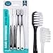 Extra Soft Toothbrush for Sensitive Gums Ultra Soft Bristles Perfect for Adults 4 Pack Extra Wide