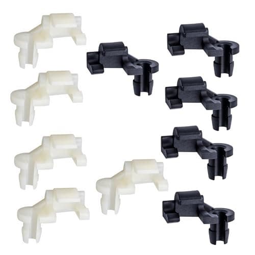 winterrock 5 Sets Car Door Lock Rod Clips 532 Rod Size Hood Latch Locking Push Clip Kit Waterproof Car Door Latch Handle Compatible with GM Ford Chrysler Dodge Jeep Buick Oldsmobile