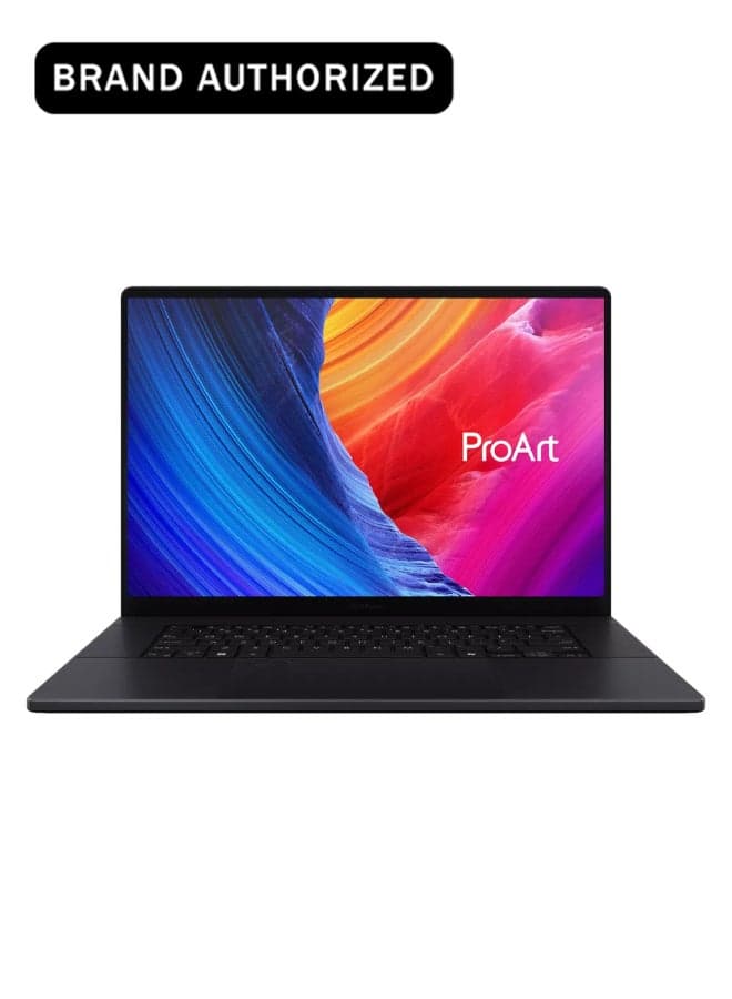 ProArt P16 Mobile Workstation Laptop, AMD Ryzen AI 9 HX 370 Processor, 64GB RAM, 4TB SSD, 8GB NVIDIA RTX 5070, 16" 3K OLED 120Hz Touch Display, Windows 11 Home, Backlit English & Arabic Keyboard, Nano Black, 1 Year Warranty | H7606WP-RJ087W Nano Black
