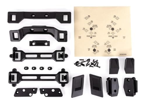 Body Conversion kit Slash 4X4 Includes Front Rear Body mounts latches Hardware for Clipless mounting