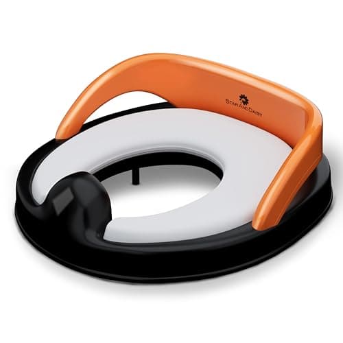 StarAndDaisy Potty Seat for Kids 1-5 Years – Child Safety Buckle Fixation Technology/Baby Potty Seat/Potty Training Seat with Comfortable Soft Cushion, Splash Proof Design, Anti Skid Legsd