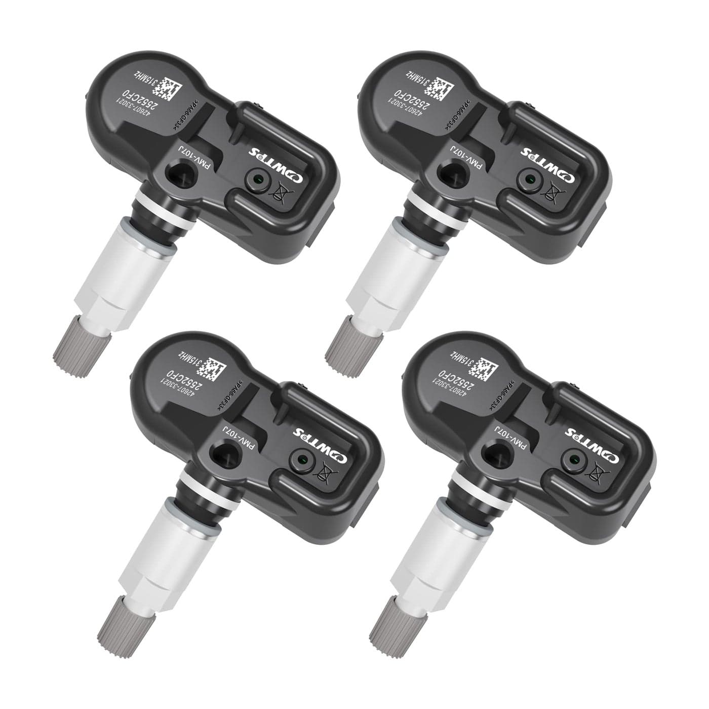 CDWTPS TPMS Tire Pressure Monitor Sensor 4Pack fit Toyota Lexus Camry ScionAvalon Camry Corolla Highlander Prius Rav4Yaris ES LS GS Series Replace4260733011 PMV107J315MHZ