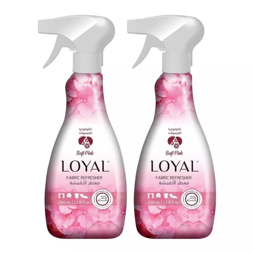 Loyal Fabric Freshener In Soft Pink Fragrance- 2X350ml