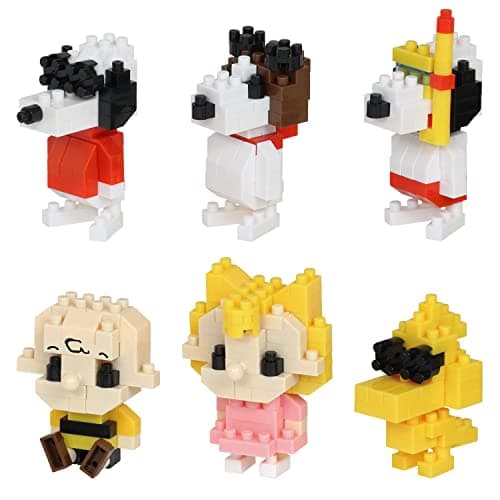 nanoblock Peanuts Peanuts Vol 3 Blind Box Complete Set mininano Series Building Kit