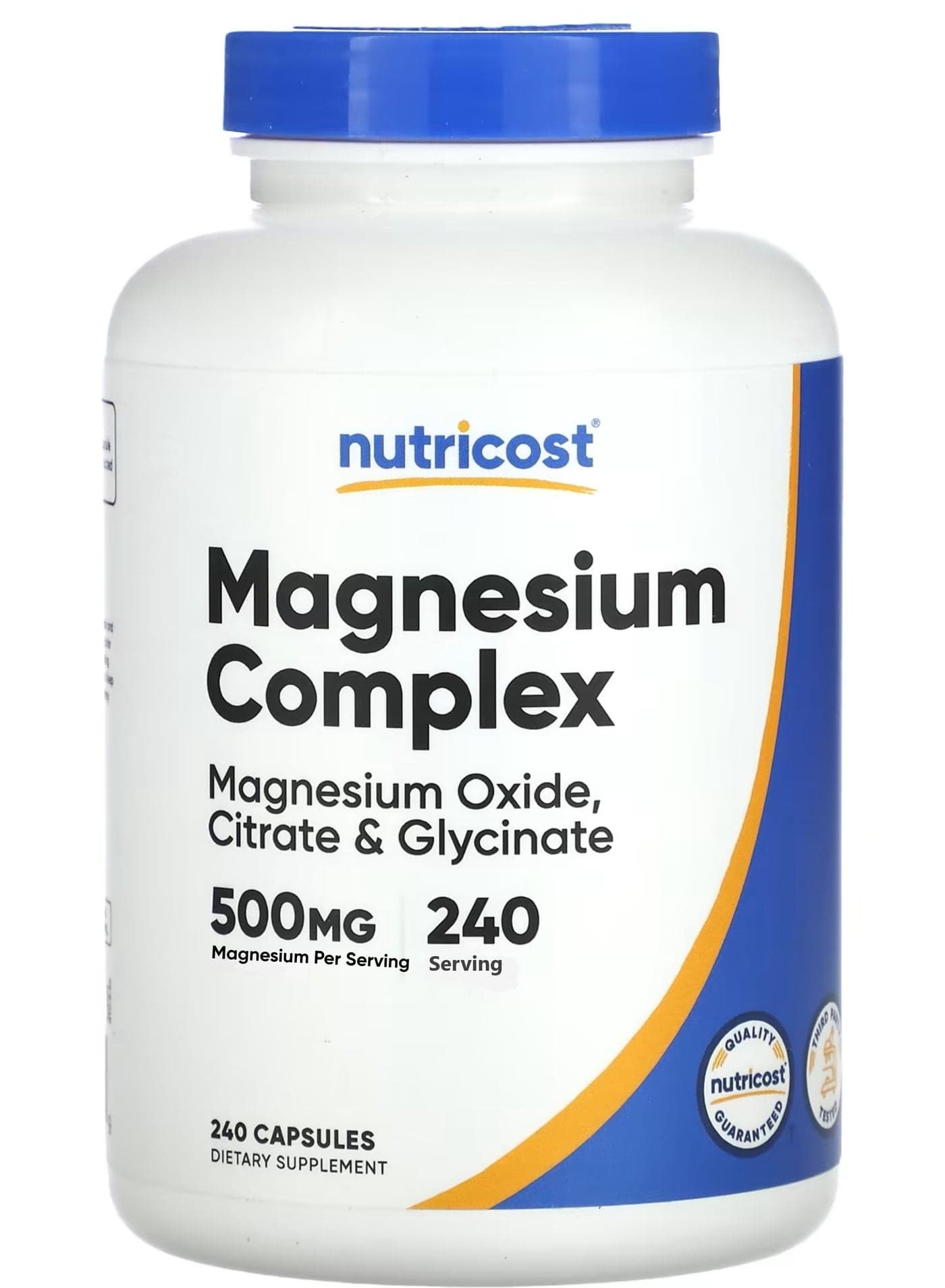 Magnesium Complex 500mg, 240 Capsules