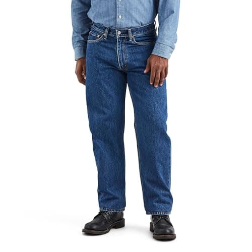 Levi's Men's 550 Relaxed Fit Jeans (Also Available, Dark Stonewash, 44W x 32L Big Tall